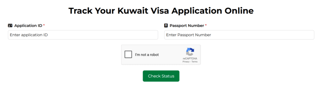 E visa application status image