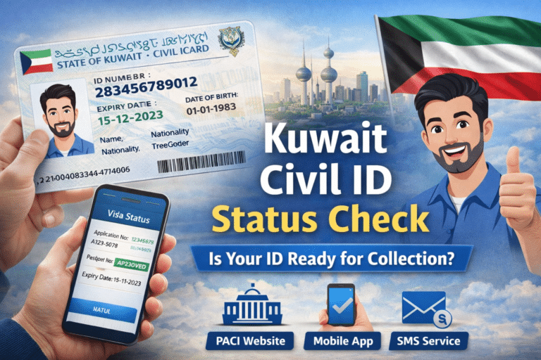 Check Kuwait Civil ID status online via PACI website, mobile app, or SMS with real-time updates and collection details