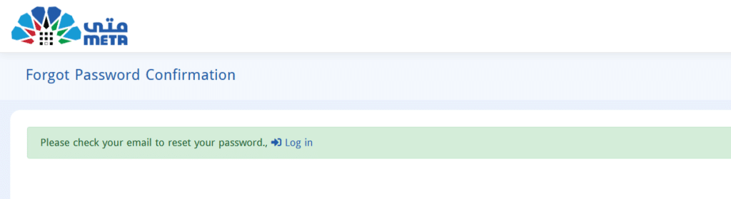 META Kuwait government appointment portal homepage with login section and platform information.
