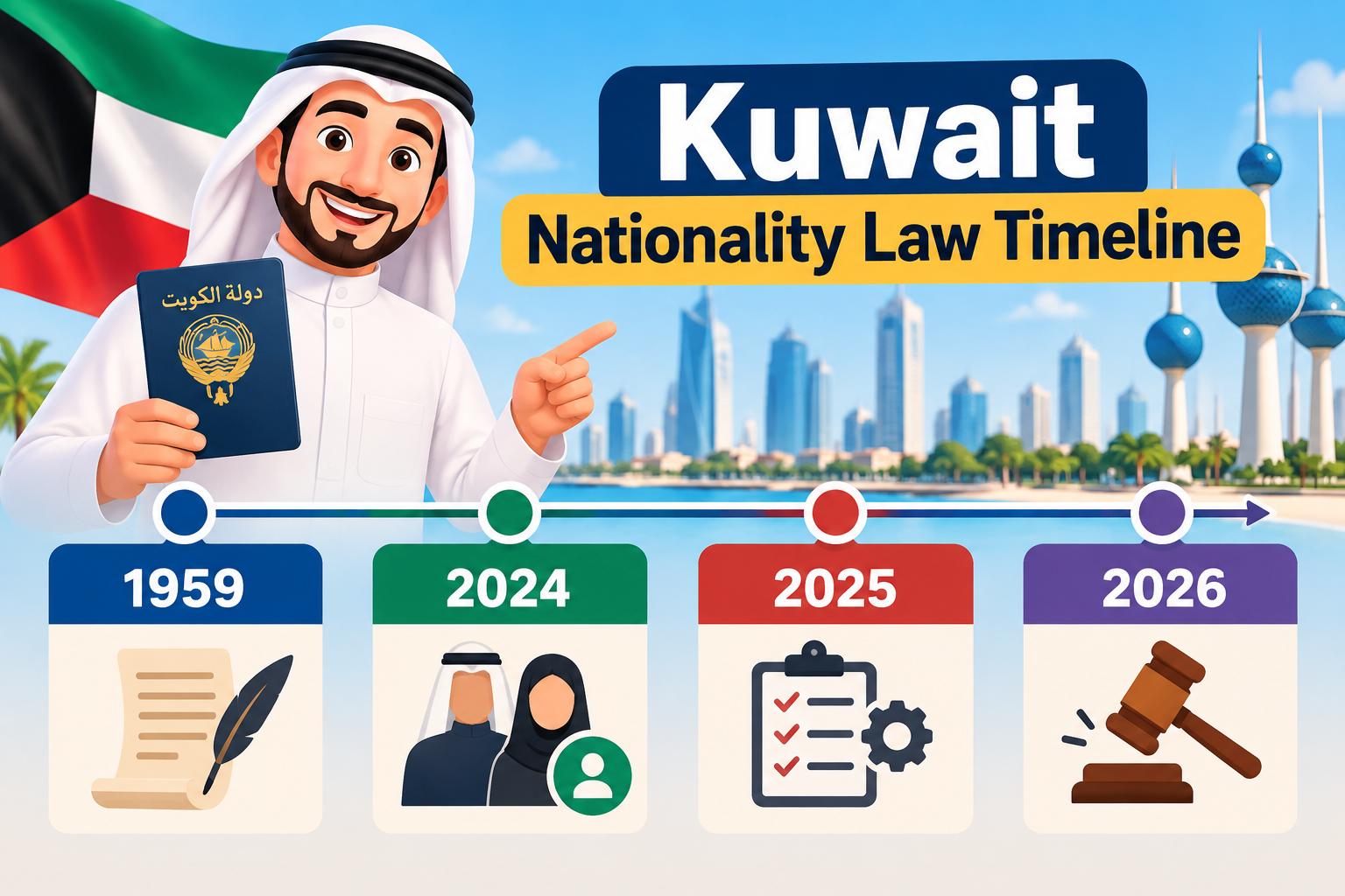 Kuwait Nationality Law 2026: New Changes, Rules & Requirements ...