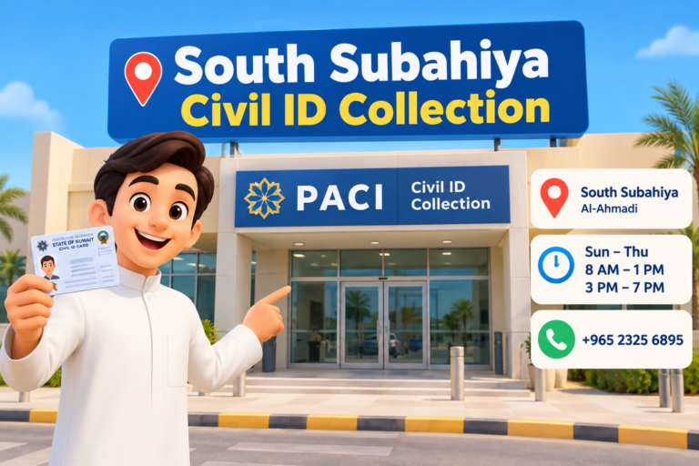 South Subahiya Civil ID Collection Center in Al-Ahmadi, Kuwait